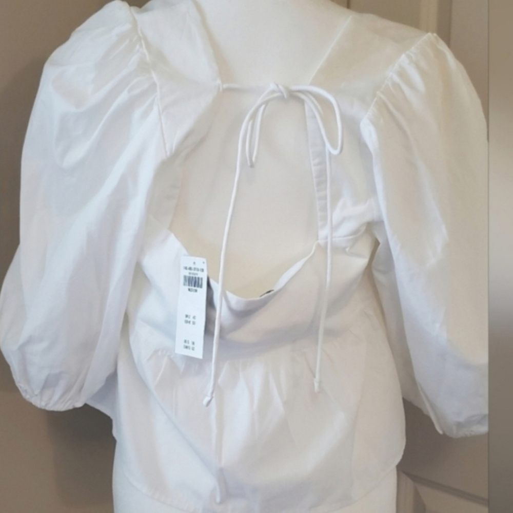 NWT Poplin Cotton Top - Picture 5 of 11